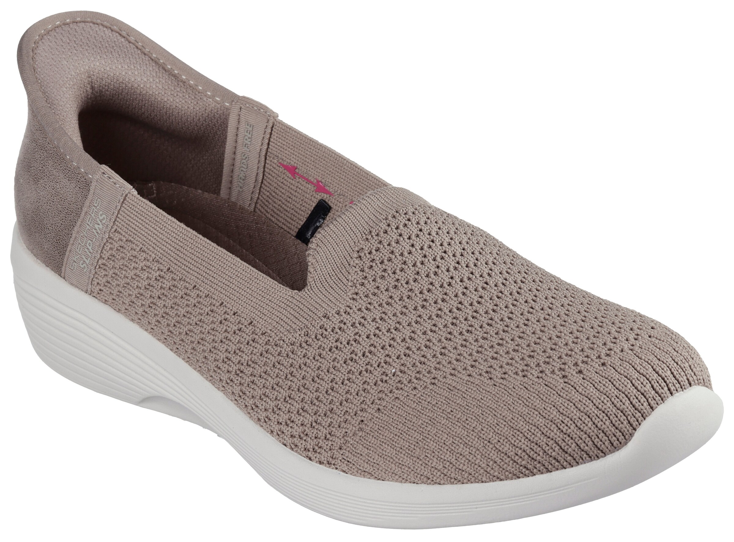 SKECHERS Slip-Ons in Grey