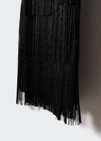 MANGO Koktejlové šaty 'Charles' – černá