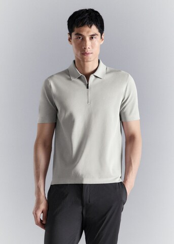 MANGO MAN Poloshirt 'Miller' in Grau: Vorderseite