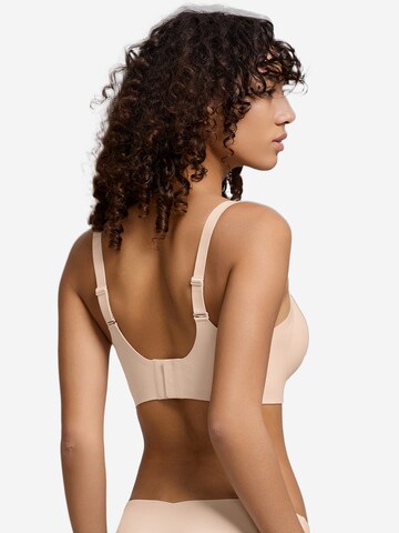 SHARICCA Push-up Bra 'SHARICCA Seamless Wireless Bra' in Beige