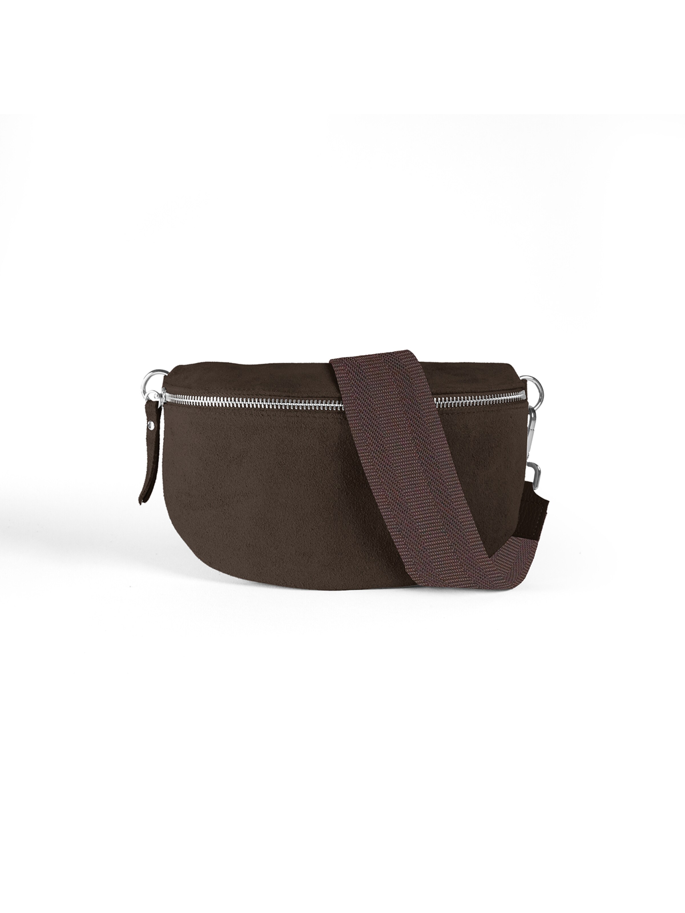 lePelou Fanny Pack 'ARIA medium' in Brown: front