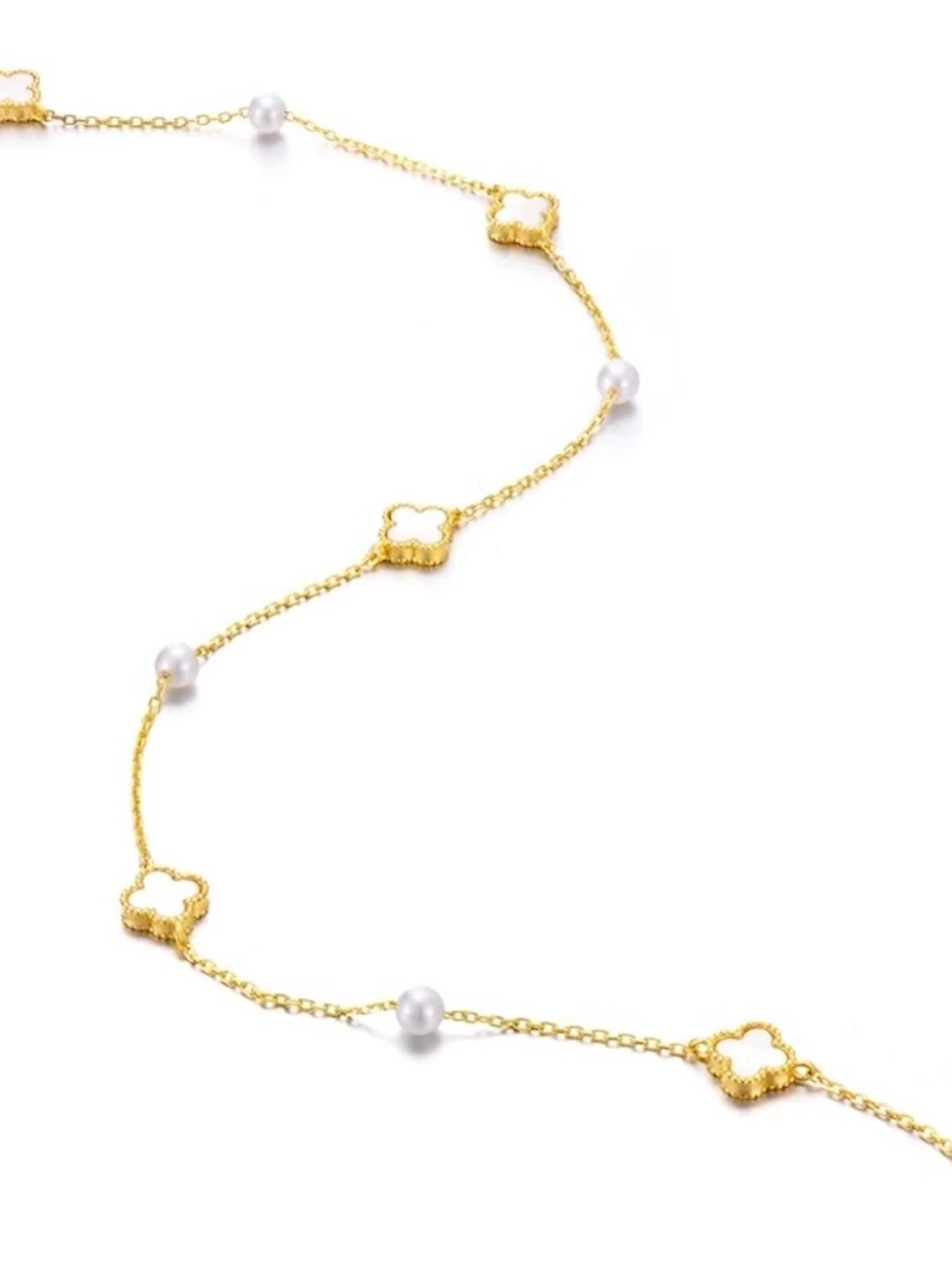 Collana 'Petite Clover' di LanLivia in oro