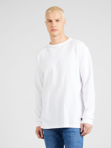 T-Shirt Tommy Jeans en blanc : devant