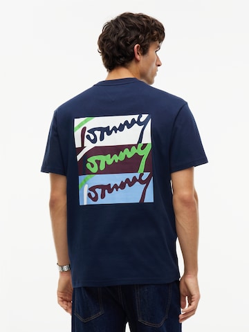 Tommy Jeans Shirt in Blauw: voorkant
