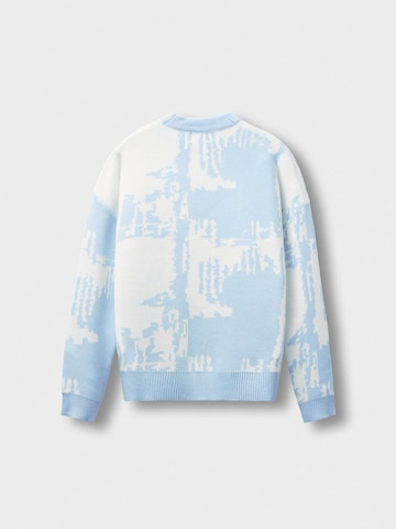 Burocs Pullover 'Knit Static'‌‌‌‌ in Blau