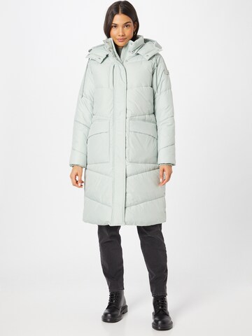 TOM TAILOR DENIM Winter Coat in Grey: front