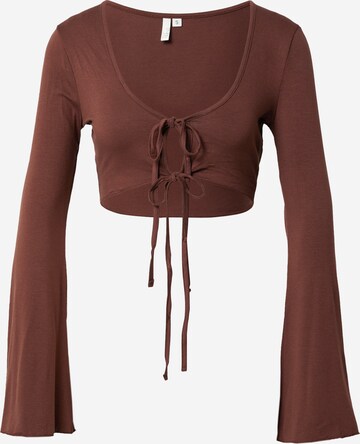 NLY by Nelly Shirt in Brown: front