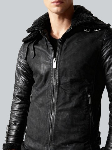 Crone Winter Jacket 'FROST SHEARLING' in Black