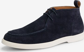 DenBroeck Lace-Up Boots 'Murray St.' in Blue: front