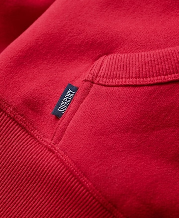 Superdry Zip-Up Hoodie 'Essential' in Red