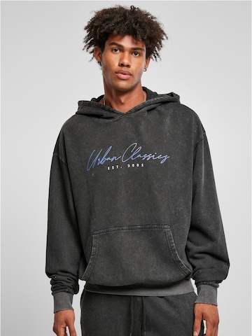 Urban Classics Sweatshirt in Black: front