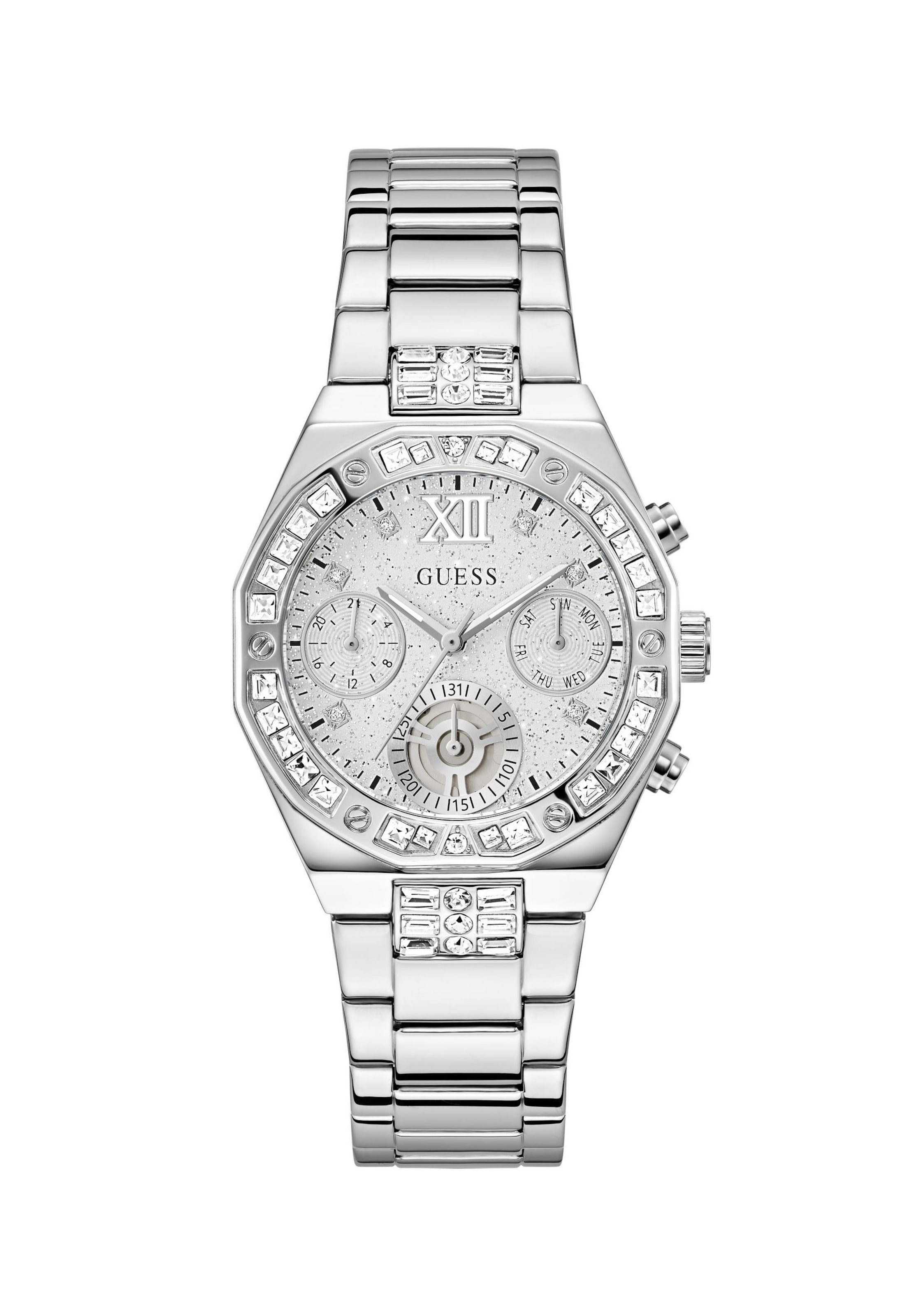 GUESS Analog watch in Silver: front