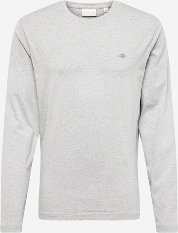 T-Shirt GANT en gris : devant