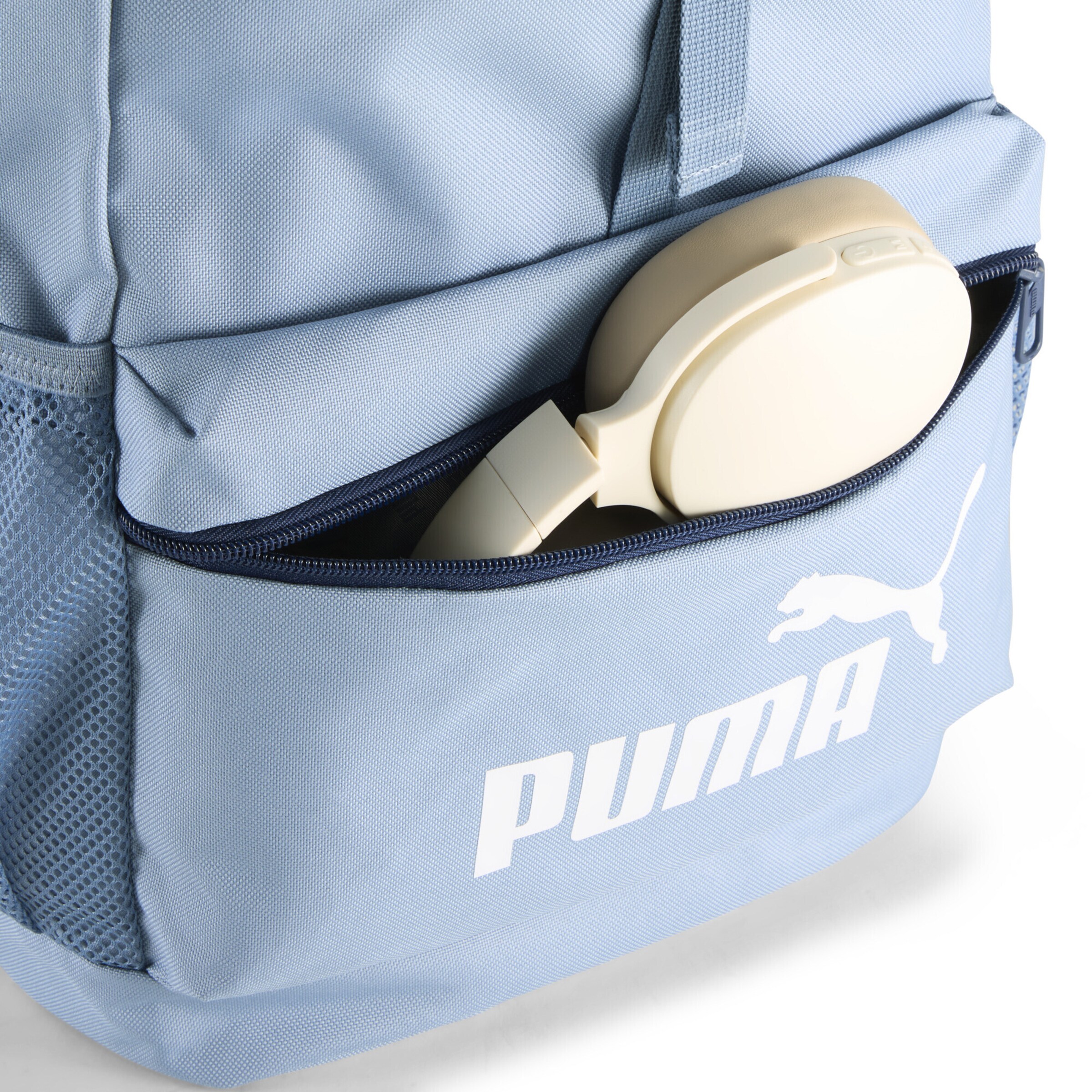 PUMA Backpack 'Phase Hooded' in Blue