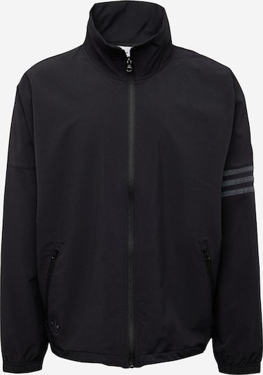 ADIDAS ORIGINALS Sweat jacket 'Street Neuclassics' in Dark grey / Black, Item view