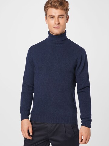 Casual Friday Sweater 'Karl' in Blue: front