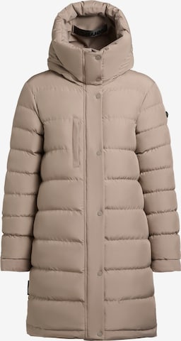 Manteau d’hiver 'Protea' khujo en beige : devant