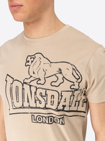 T-Shirt 'Langsett' LONSDALE en beige