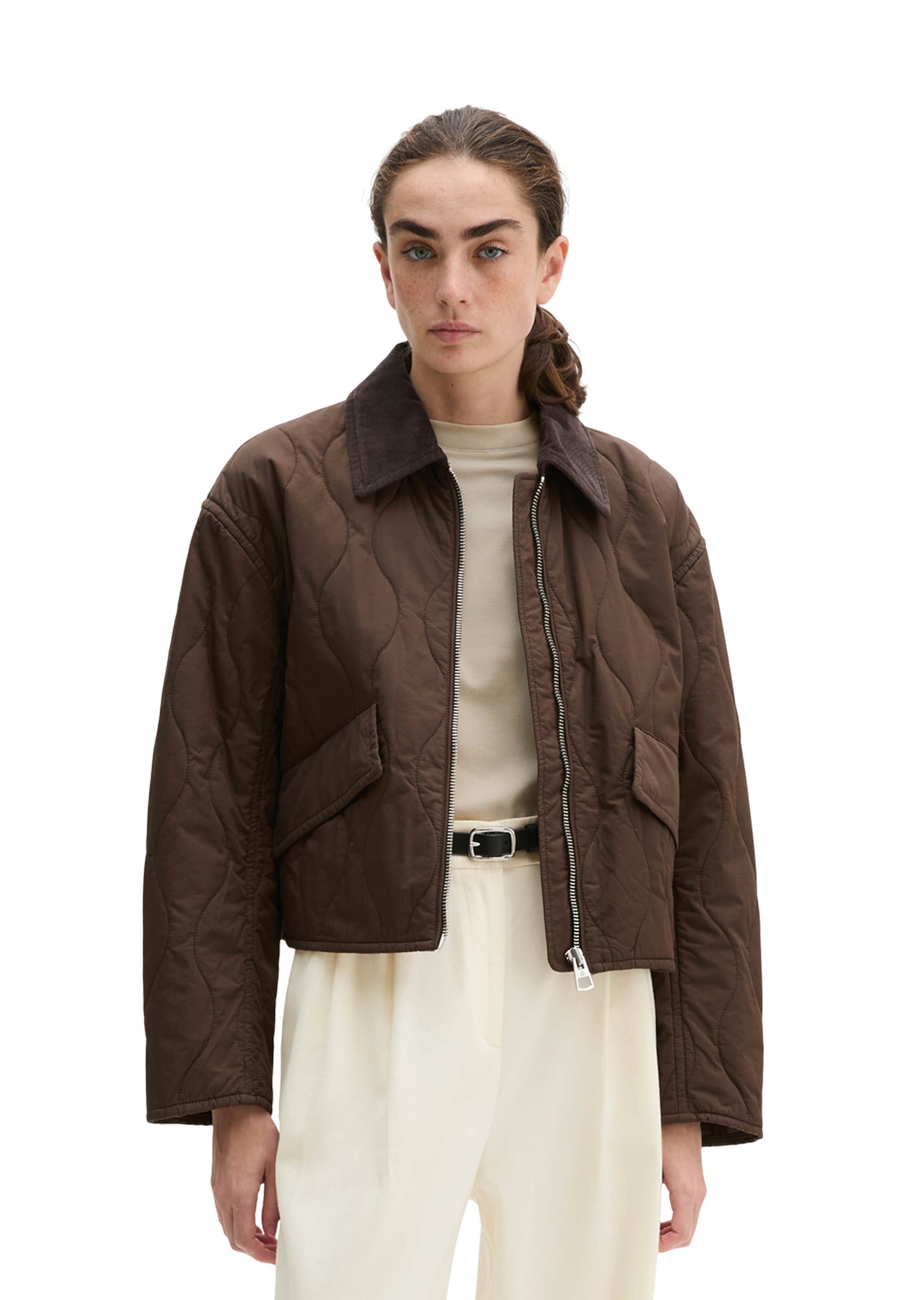 Marc O'Polo Jacke in Braun: Vorderseite