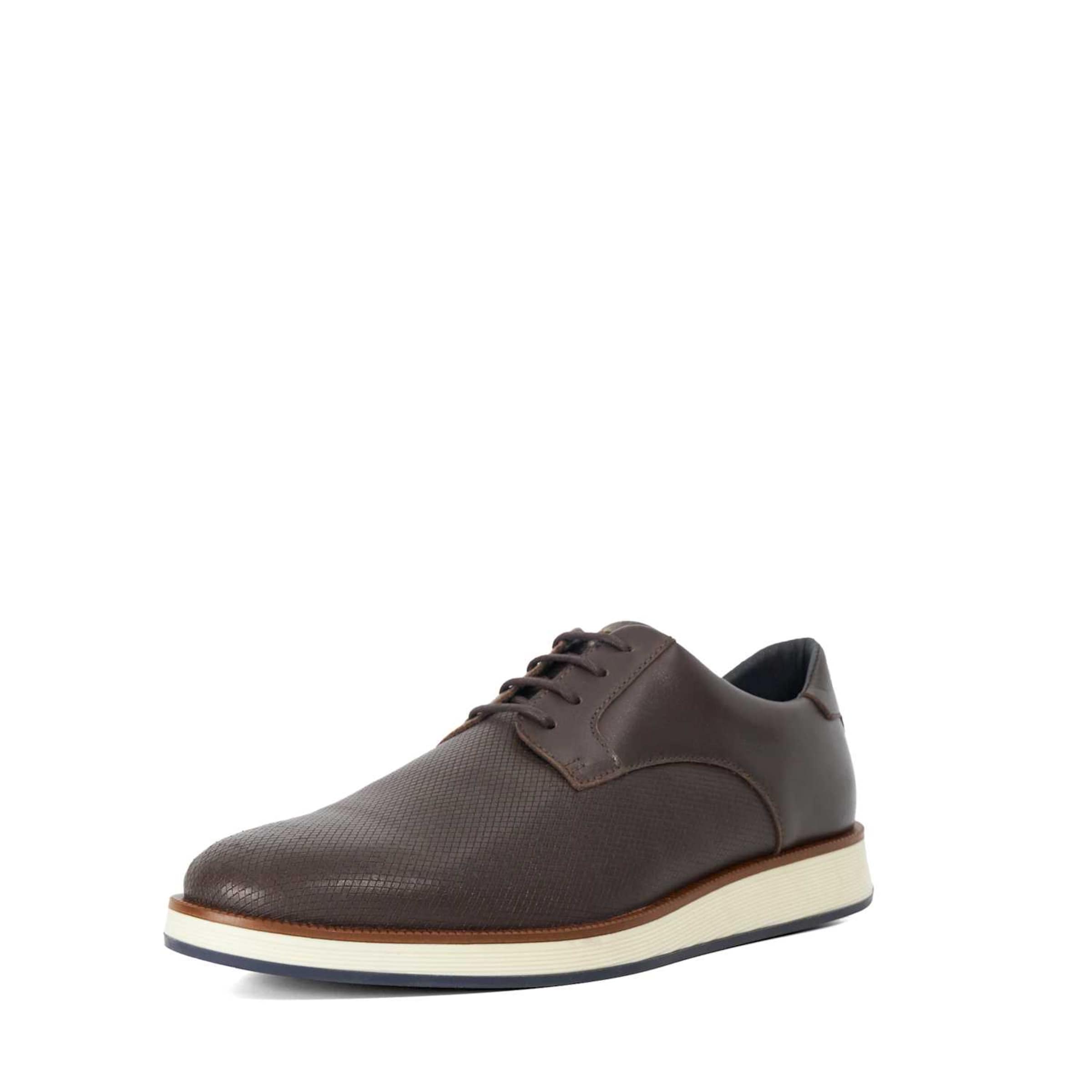 Dune LONDON Sportieve veterschoen 'Bow' in Bruin: voorkant