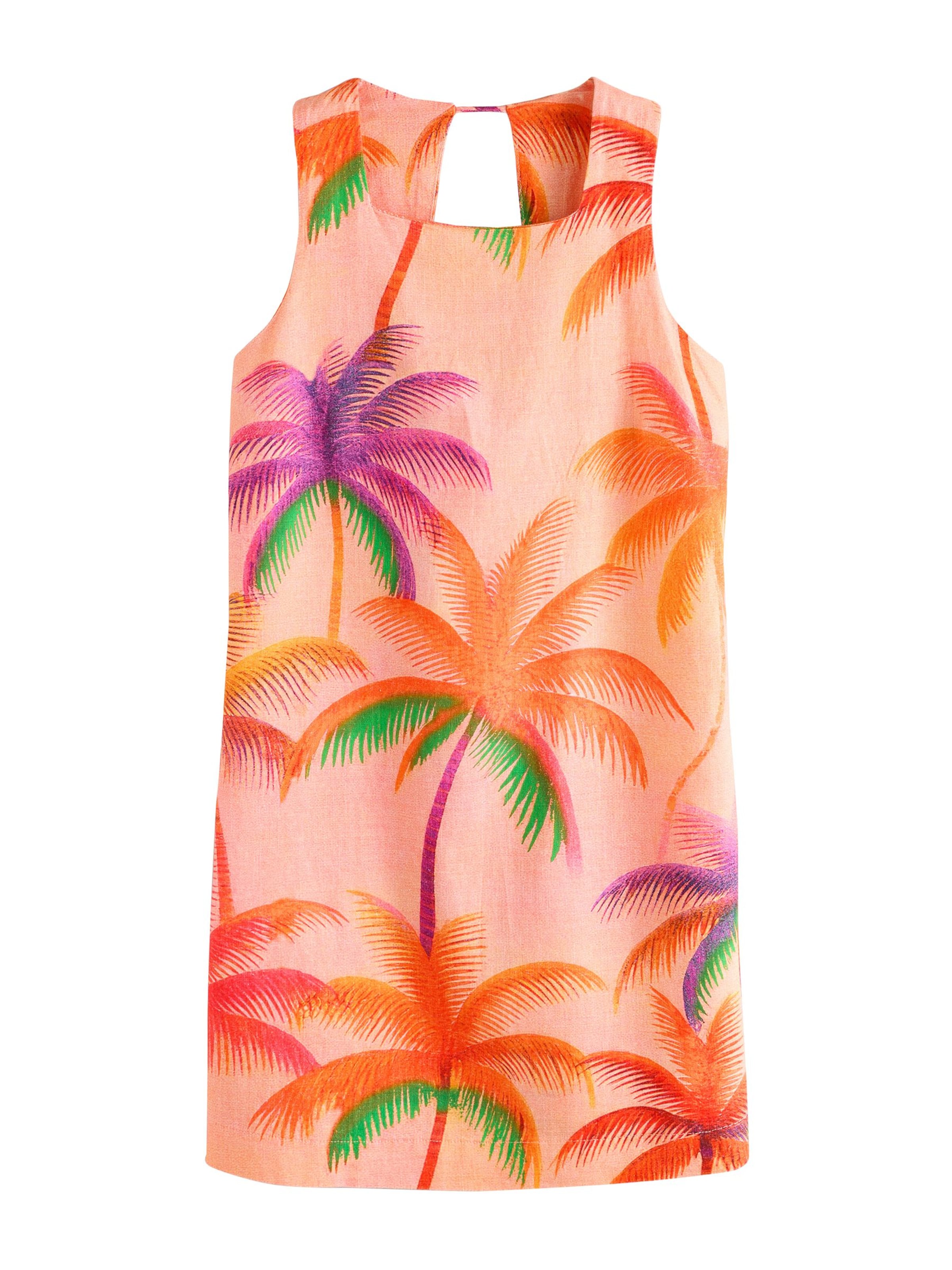 Next Vestido de verano en lima / lila neón / albaricique / naranja oscuro, Vista del producto