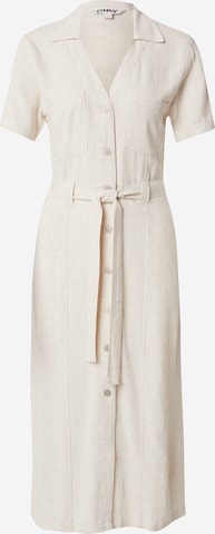 ONLY - Vestido camisero 'ONLSIESTA' en gris: frente