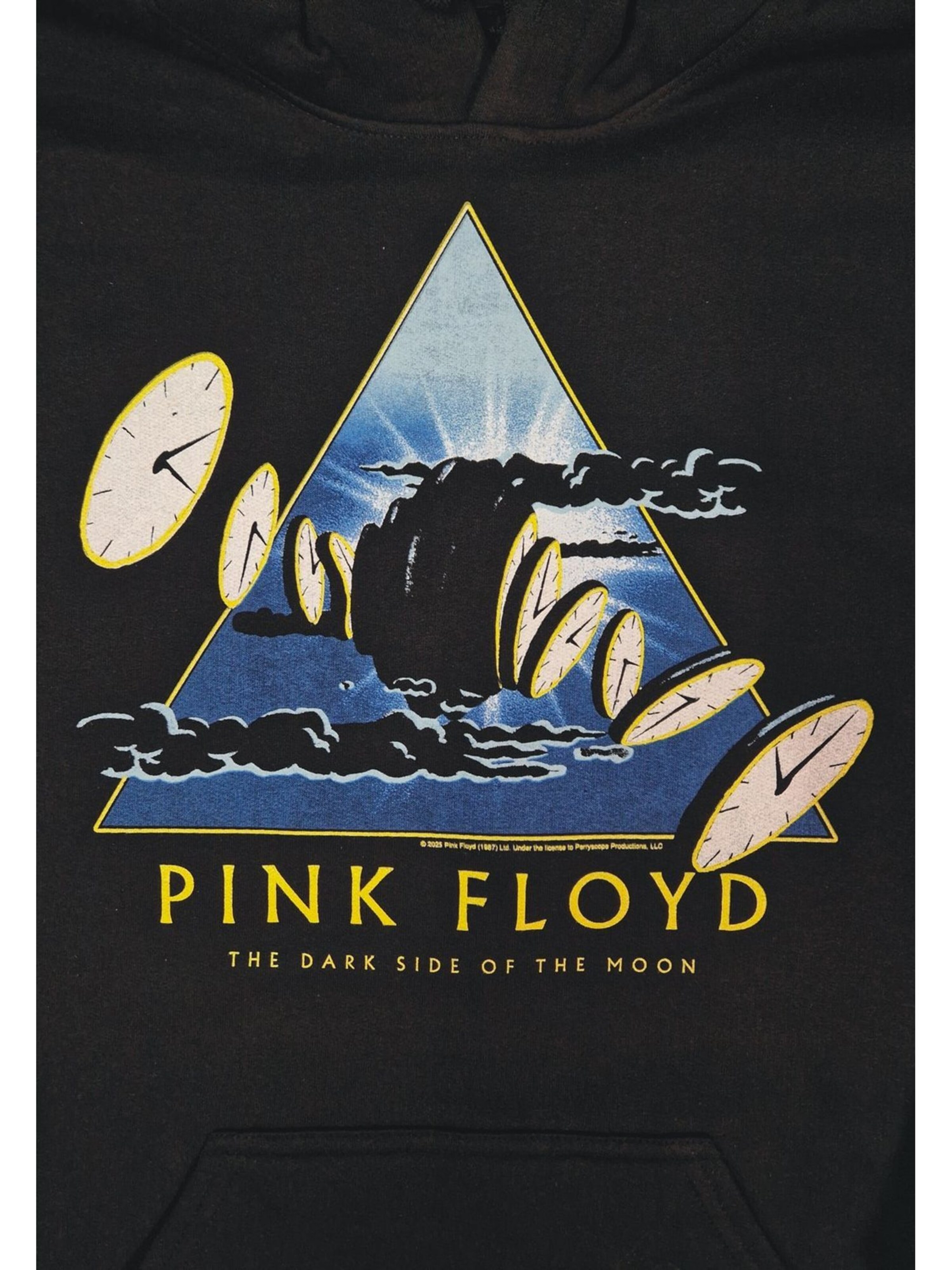 Pink Floyd Sweatshirt 'Pink Floyd The Dark Side of the Moon Time Kapuzenpullover' i svart