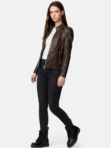 Tazzio Between-Season Jacket 'F521' in Brown
