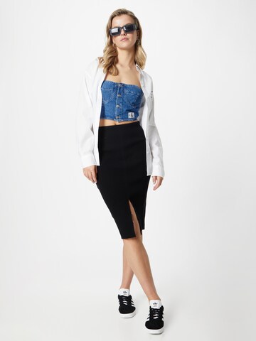 Calvin Klein Jeans Skirt 'Hook & Eye' in Black
