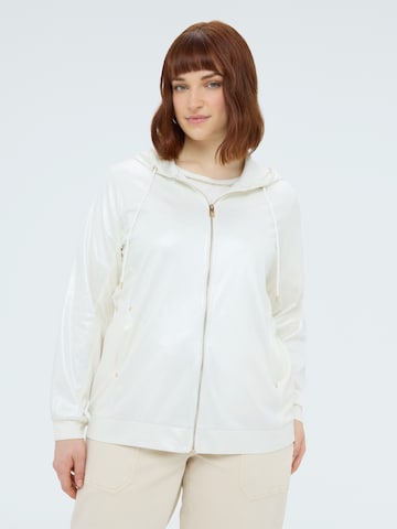Fiorella Rubino - Chaqueta de entretiempo en blanco: frente