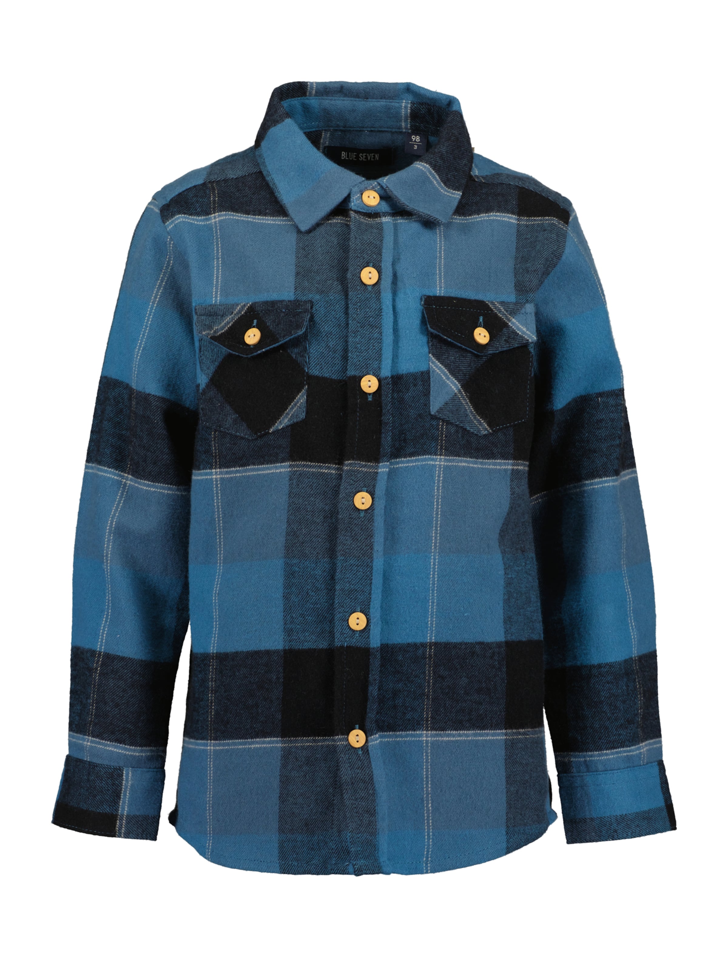 BLUE SEVEN Regular fit Skjorta i grön: framsida