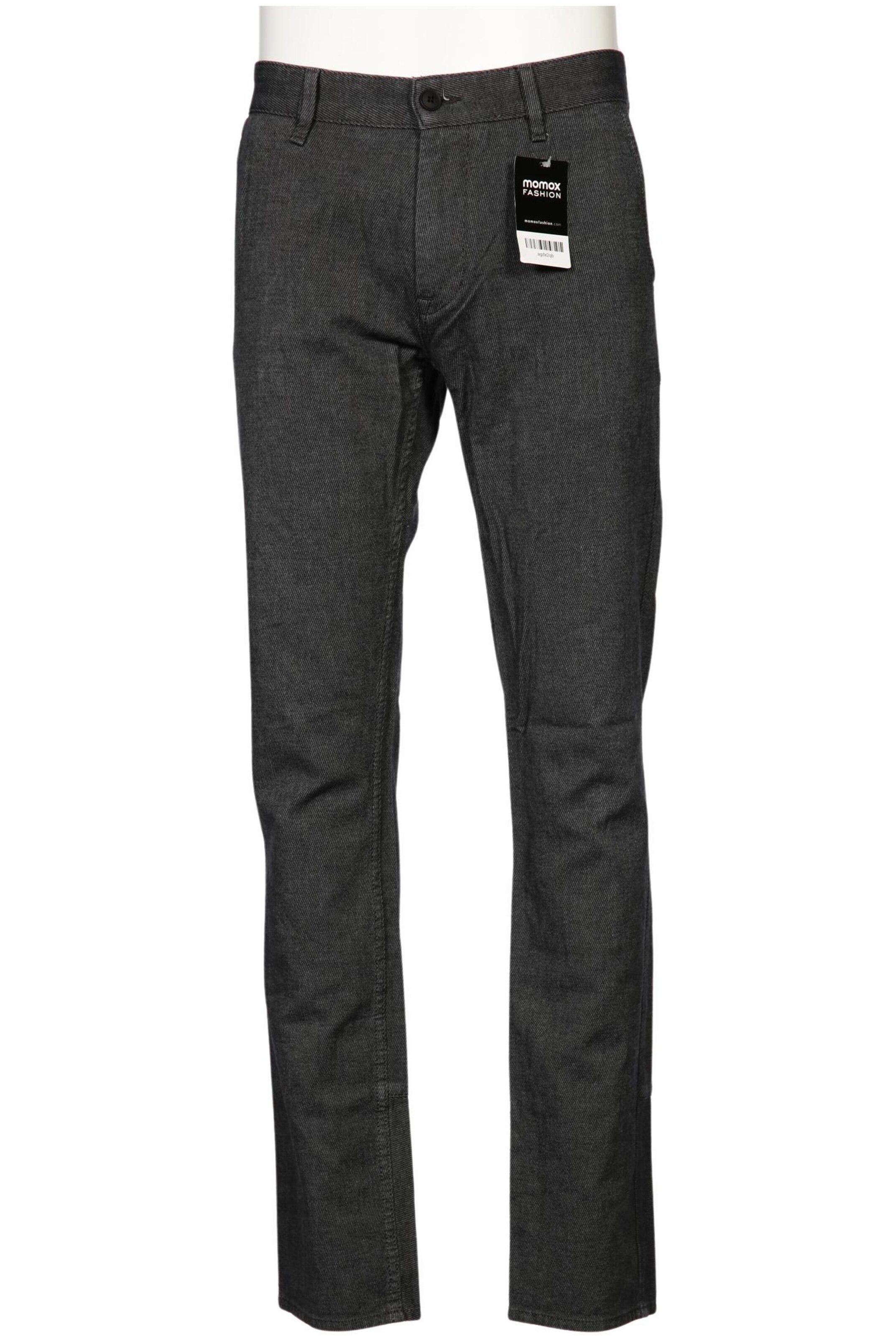 BOSS Orange Stoffhose 35 in Grau: Vorderseite
