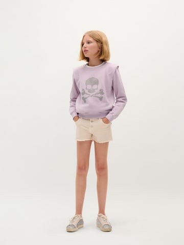Scalpers Sweatshirt ' ' in Lila: voorkant