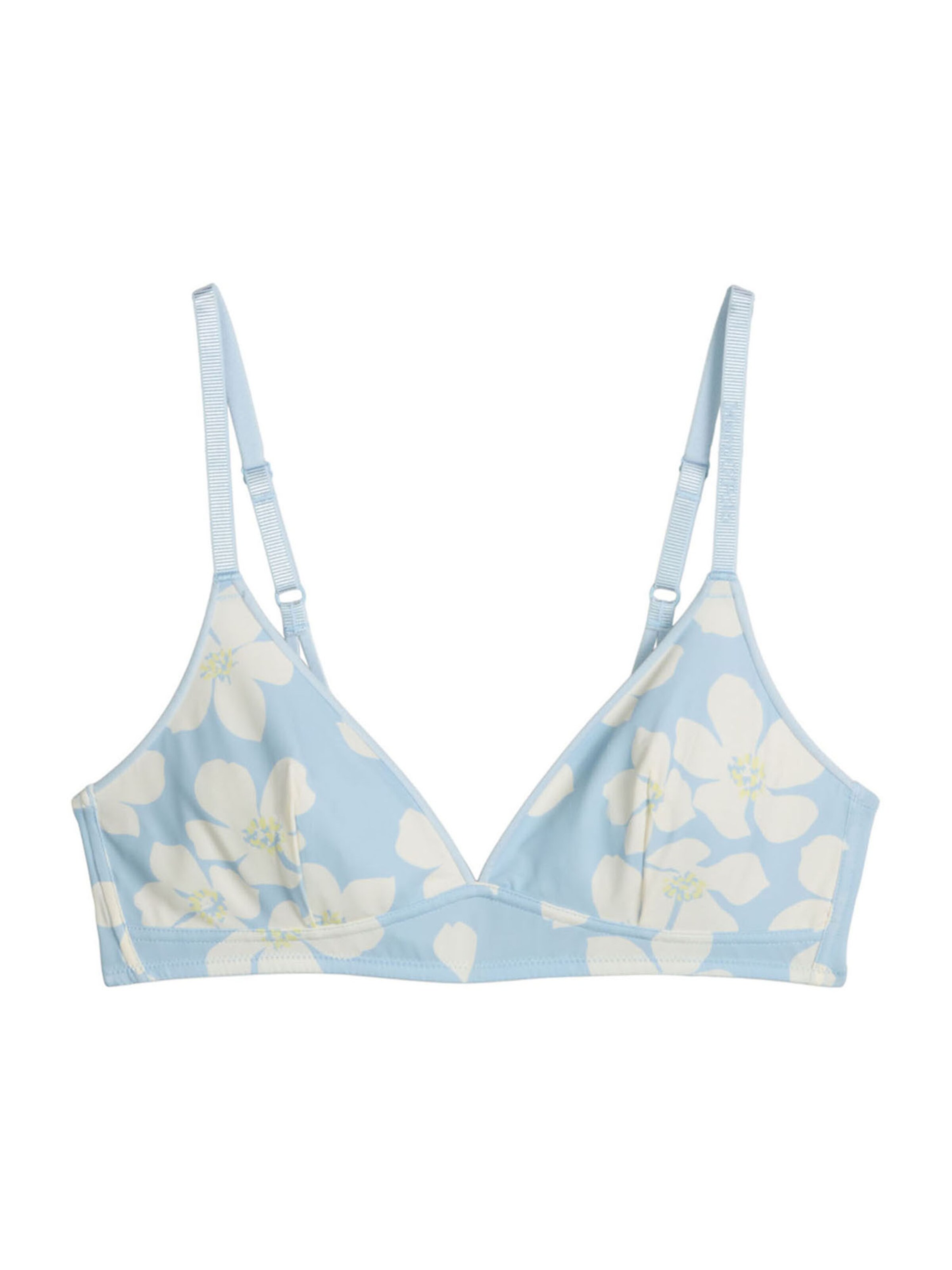 Marc O'Polo Bralette ' Poetic Bloom ' in creme / hellblau, Produktansicht
