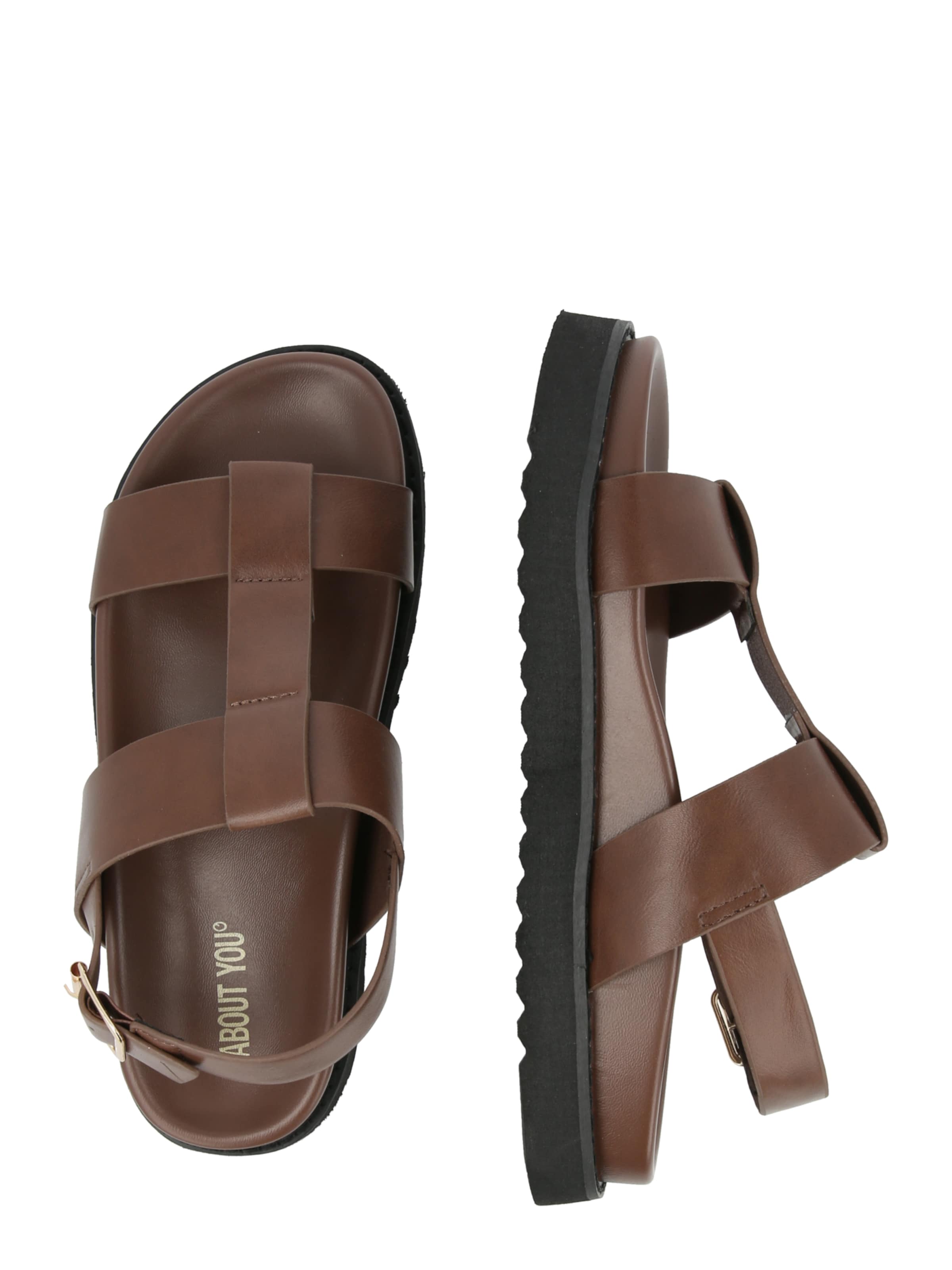 Sandales 'Bella' ABOUT YOU en marron