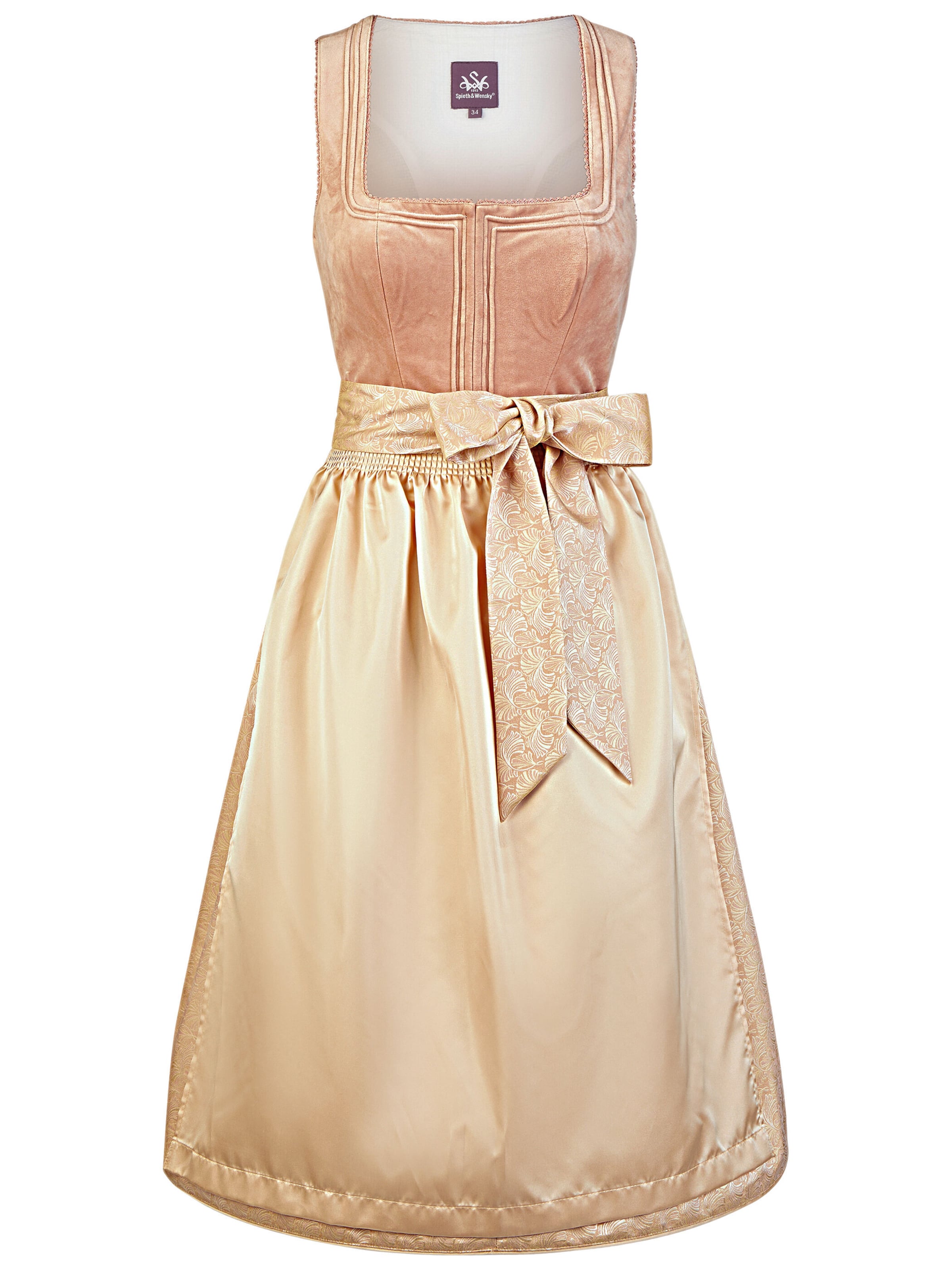 Dirndl 'Hadwine' SPIETH & WENSKY en or : devant