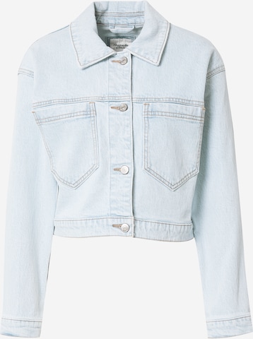 Abercrombie & Fitch Tussenjas in Blauw: voorkant