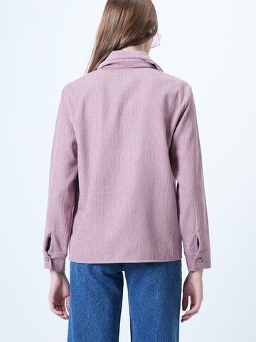 Trend Alaçatı Stili Pusero värissä vaaleanpunainen