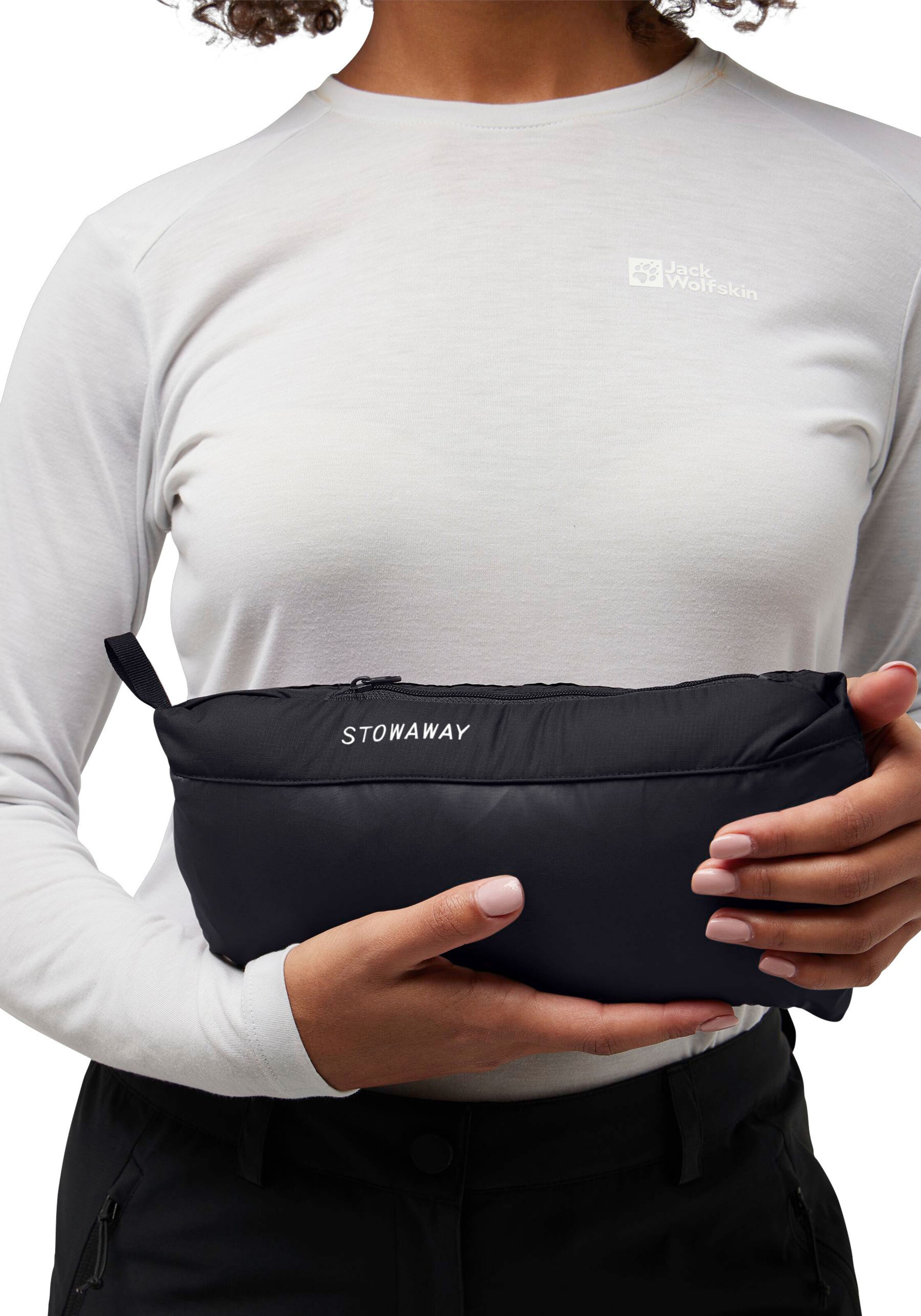 JACK WOLFSKIN Outdoor Jacket in Black