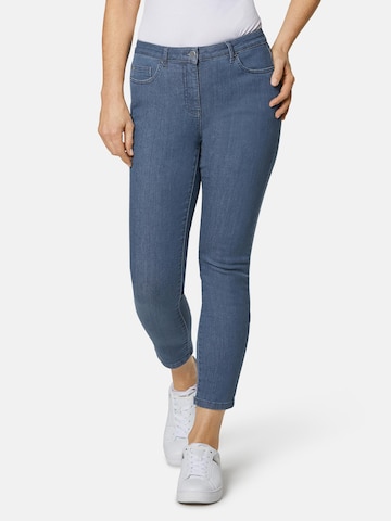 Goldner Slimfit Jeans 'Bella' in Blauw: voorkant