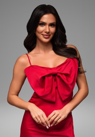 Ombre Avondjurk in Rood