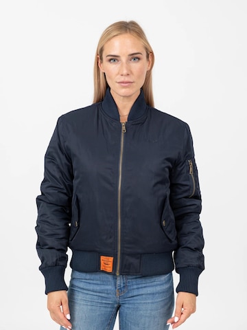 Bombers Between-Season Jacket in Blue: front