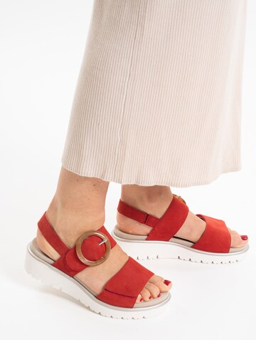 ARA Sandals 'Bilbao' in Red
