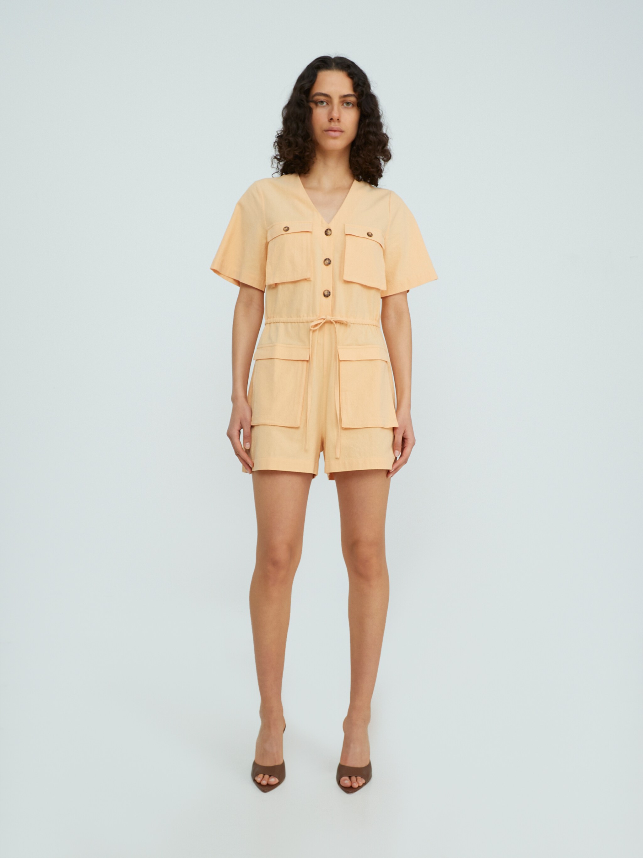 EDITED Producten Jumpsuit 'Fria' Lichtoranje