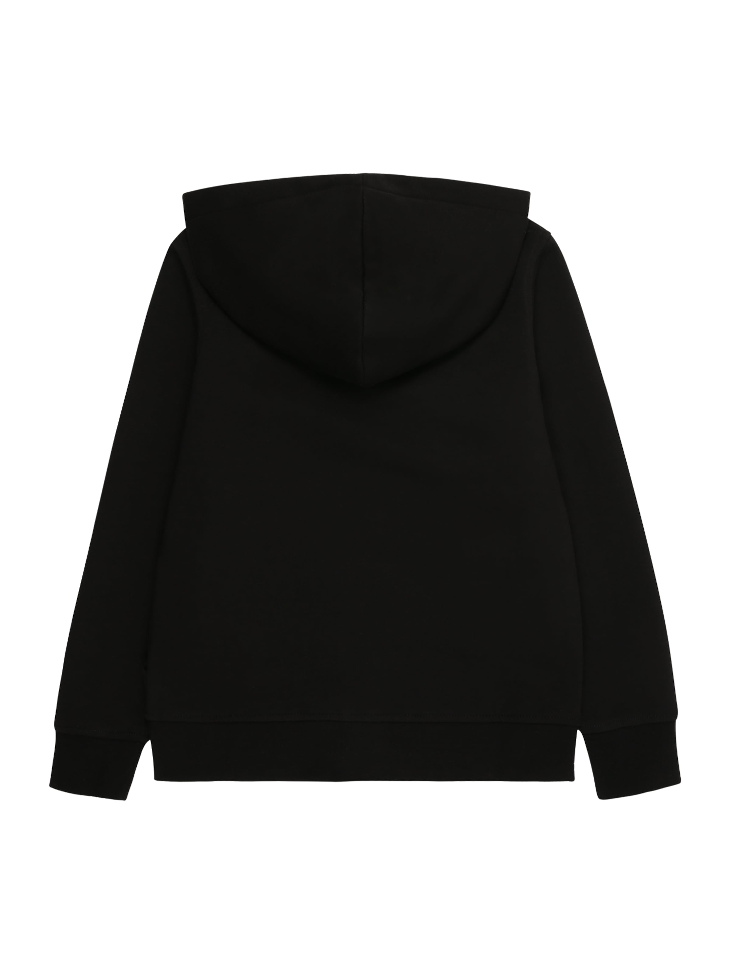 Jack & Jones Junior Zip-Up Hoodie 'JJESOHO' in Black