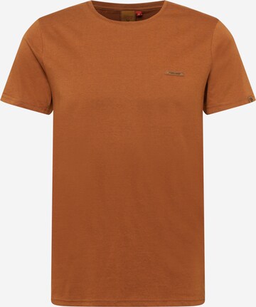Ragwear T-Shirt 'NEDIE' in Braun: predná strana