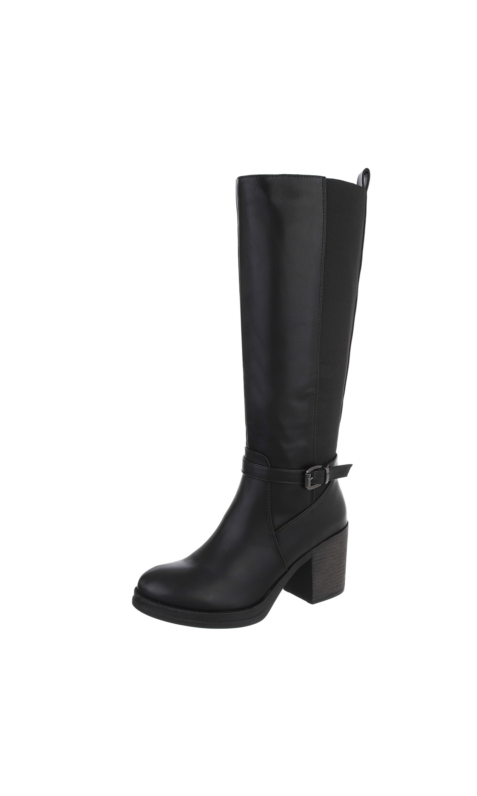 Ital-Design Boots in Schwarz: Vorderseite