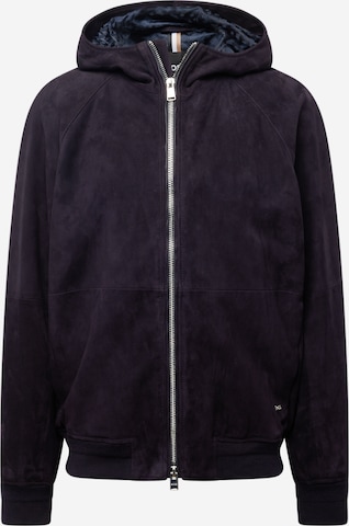 BOSS Black Between-Season Jacket 'Monoto' in Purple: front