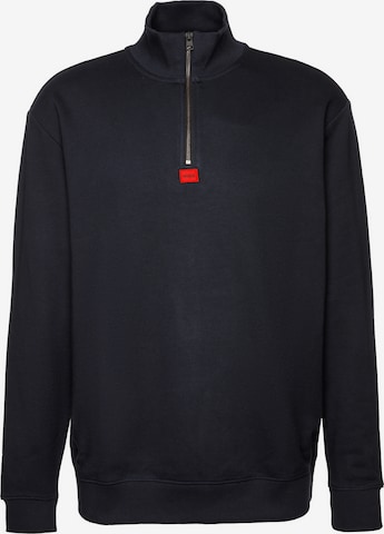 HUGO Red - Sweatshirt 'DURTY' em azul: frente