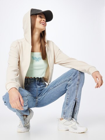 Misspap Sweatjacke in Beige